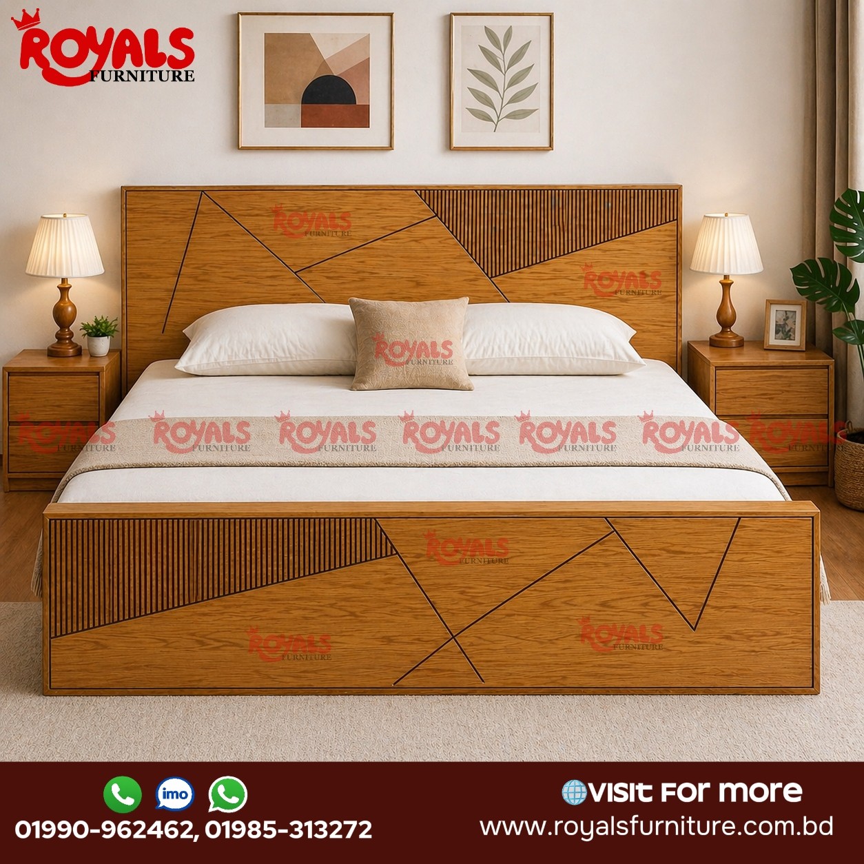 BS-002 Malaysian MDF Bedroom Set