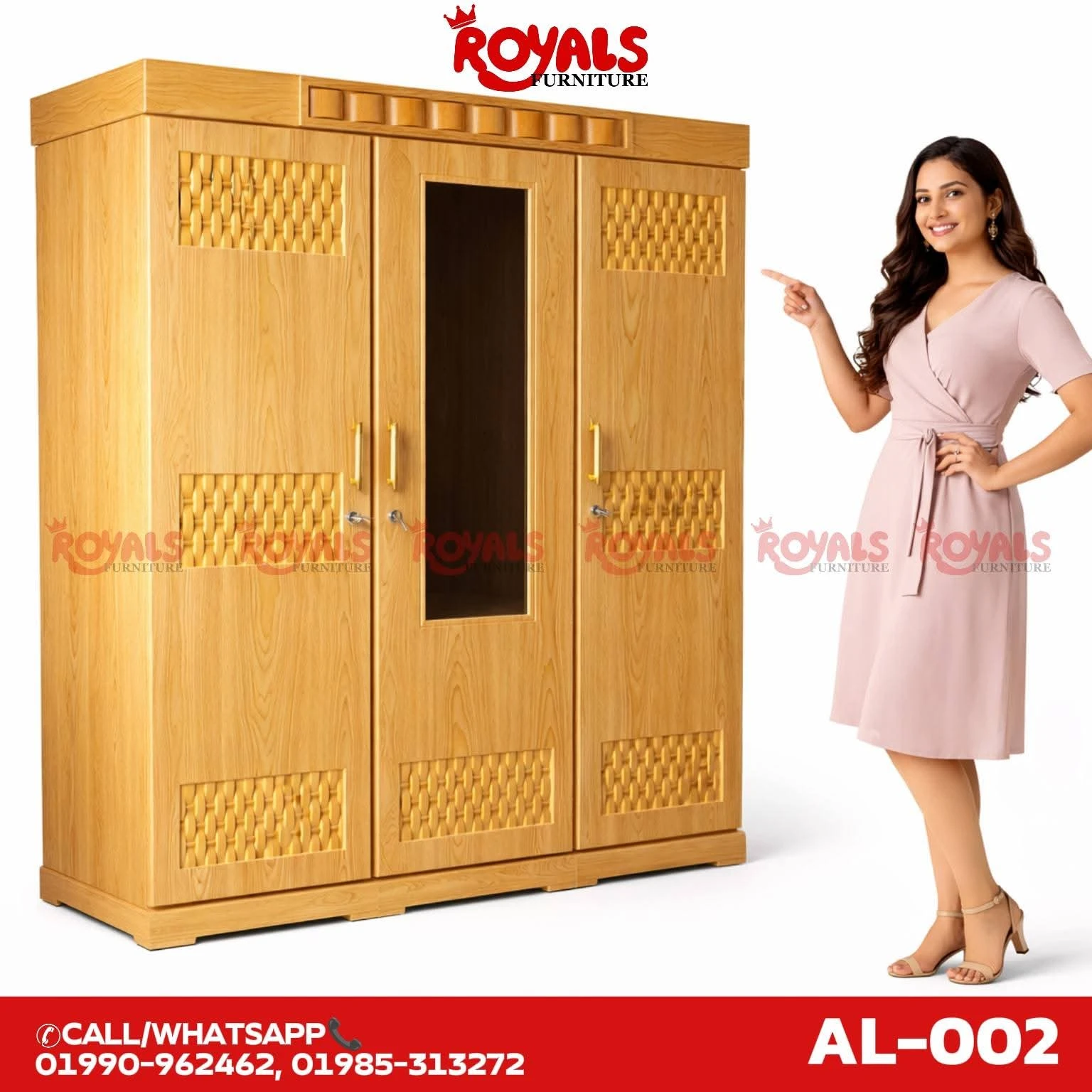 AL-002 Almirah 3 Door